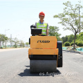 Maquinaria de construcción de carreteras 550kg doble rodillo de tambor liso FYL-S600C